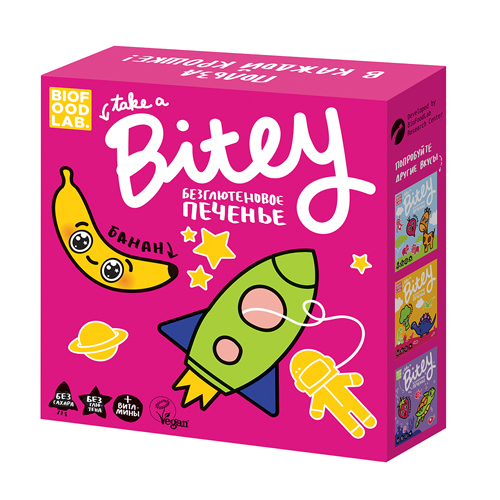 Безглютеновое печенье Банан Bitey